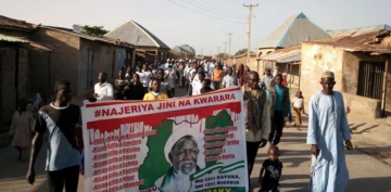 Nigeriyada Şeyx Zəkzakiyə dəstək aksiyaları davam edir - FOTO